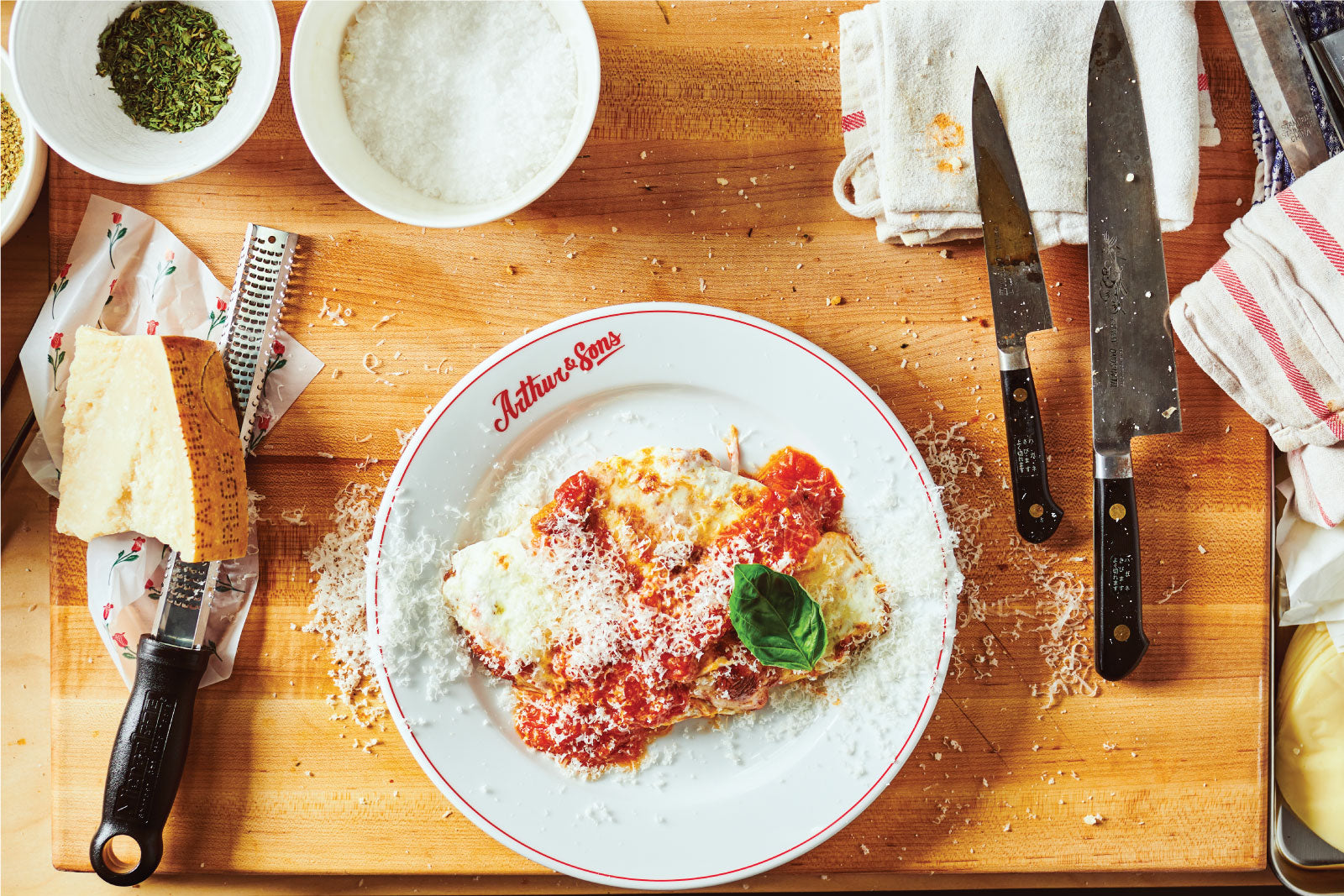Classic New York Italian Chicken Parmigiana at Arthur & Sons